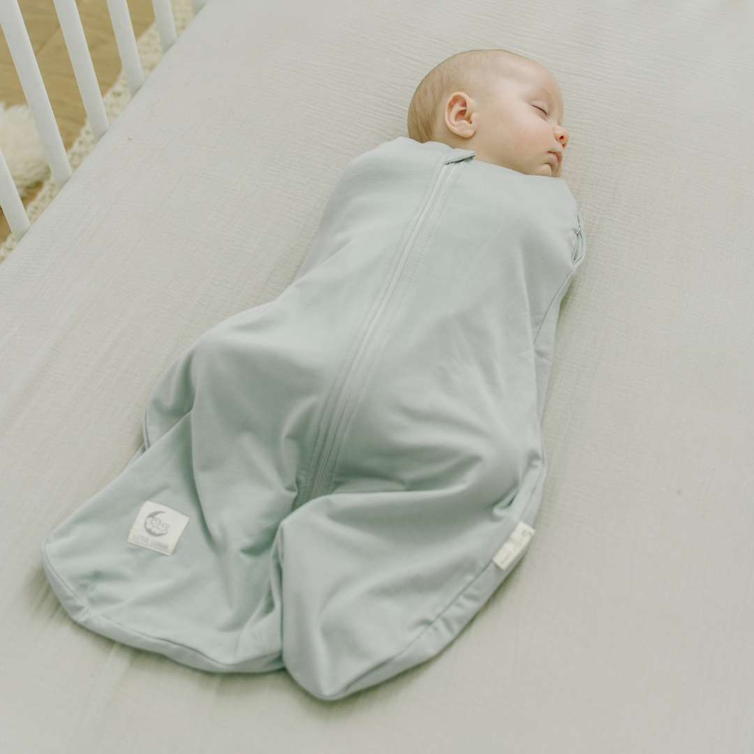 2-in-1 Bamboe Inbakerslaapzak voor Baby‘s (0-6 maanden)