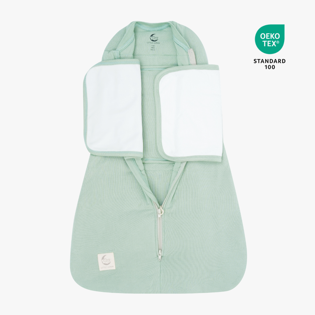 2-in-1 Bamboe Inbakerslaapzak voor Baby‘s (0-6 maanden)