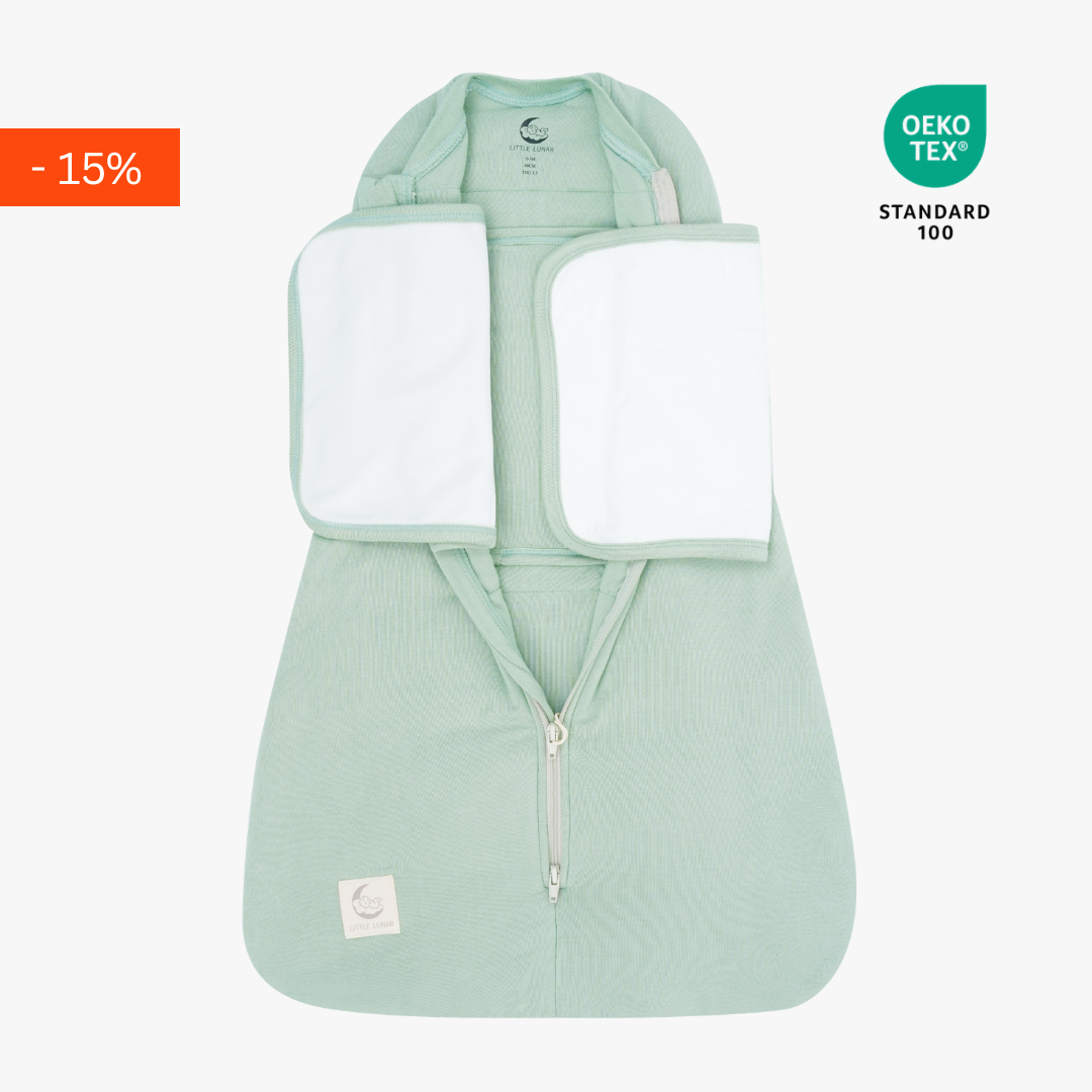 2-in-1 Bamboo Swaddle Sleeping Bag for Newborns & Infants