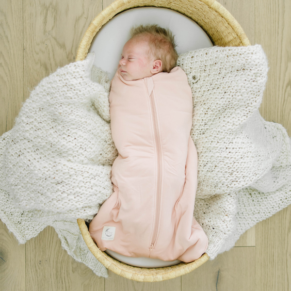 pucken oder schlafsack 2-in-1 Wolkenweicher Bambus Puckschlafsack für Babys (0–6 Monate)