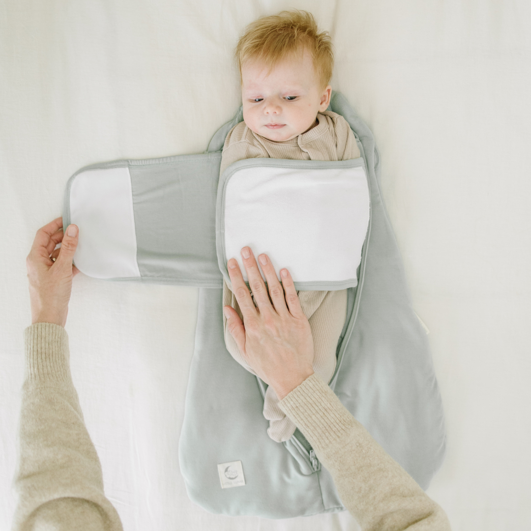 2-in-1 Bamboe Inbakerslaapzak voor Baby‘s (0-6 maanden)