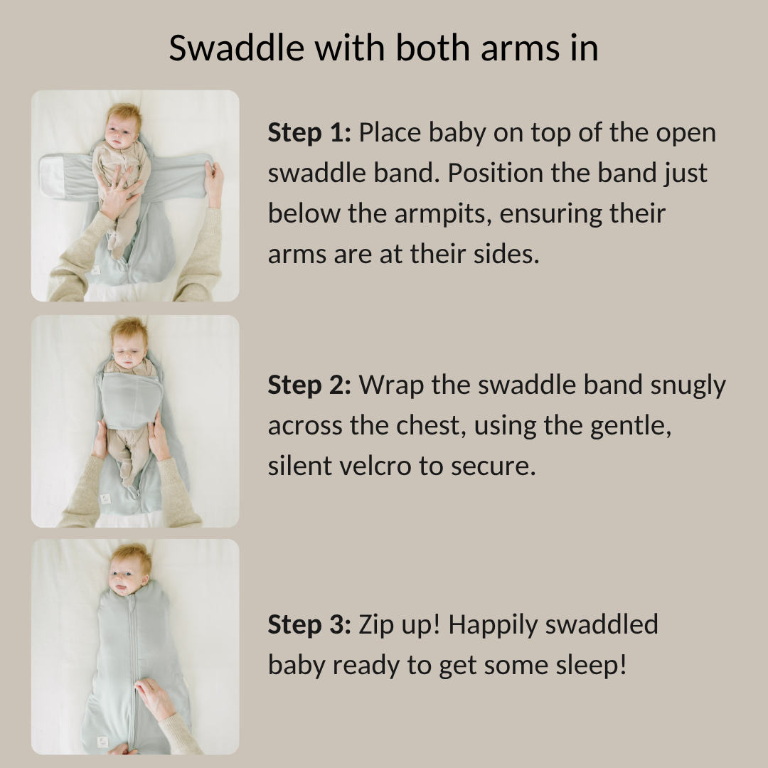 2-in-1 Bamboe Inbakerslaapzak voor Baby‘s (0-6 maanden)