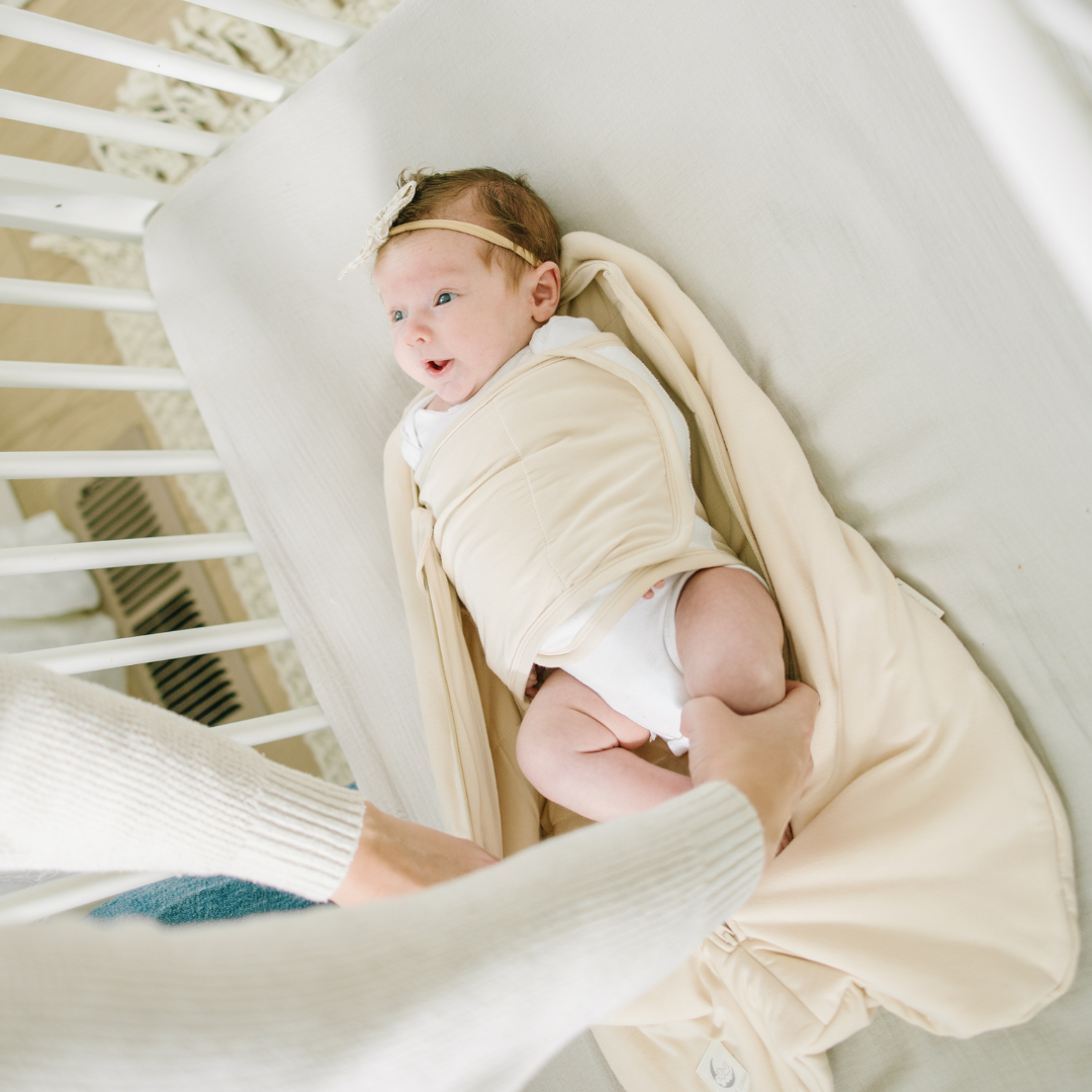 2-in-1 Bamboe Inbakerslaapzak voor Baby‘s (0-6 maanden)