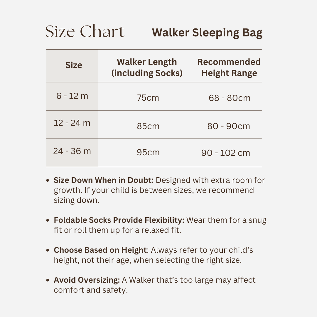 Walker Sleeping Bags for Toddlers (6 - 36 Months) - Little Lunar